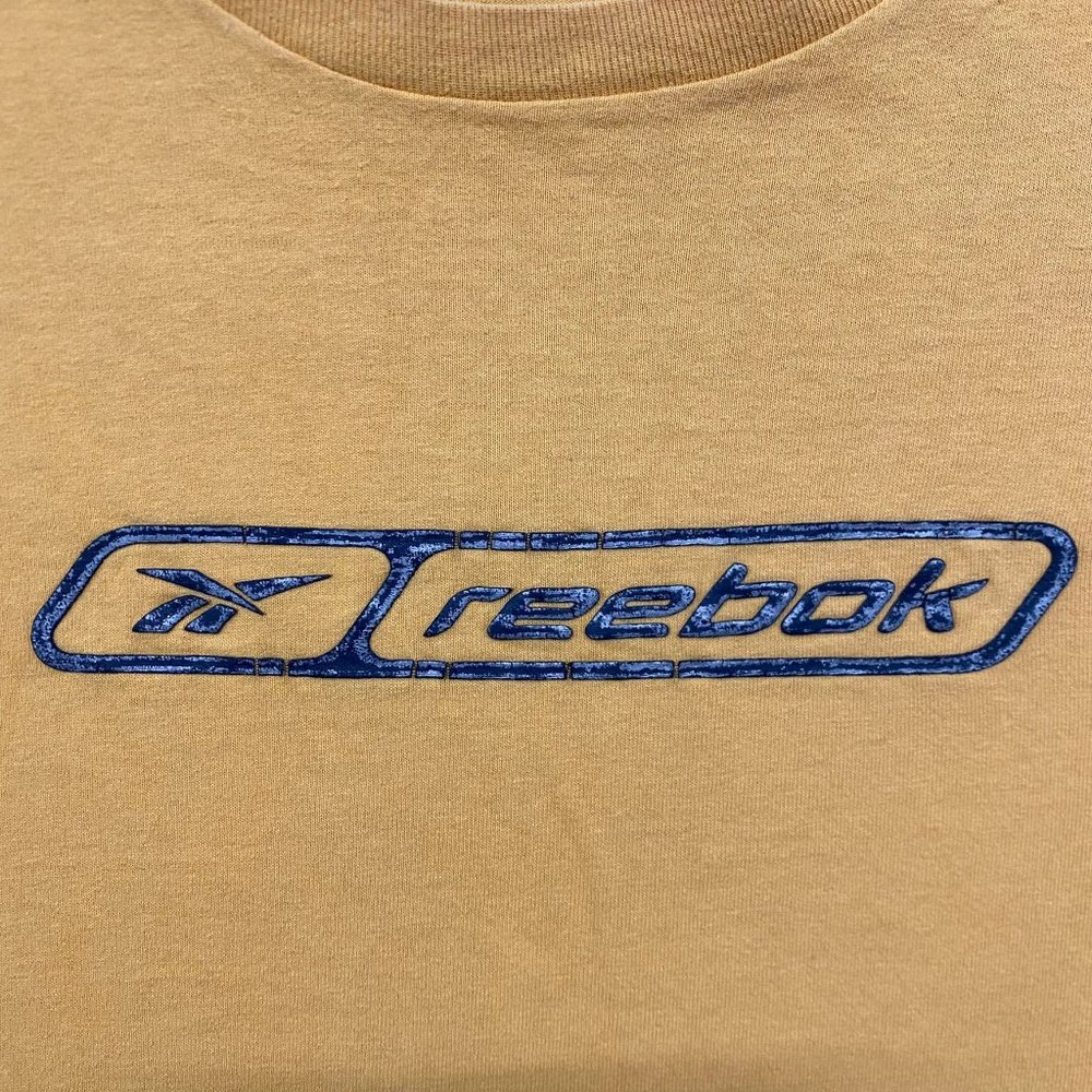 Vintage Y2K Reebok Spell Out Logo Essential Baggy Tee - Picture 3 of 5